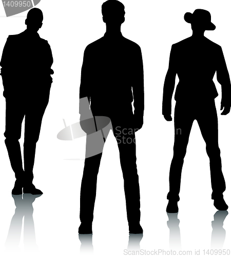 Image of Silhouette fashion men