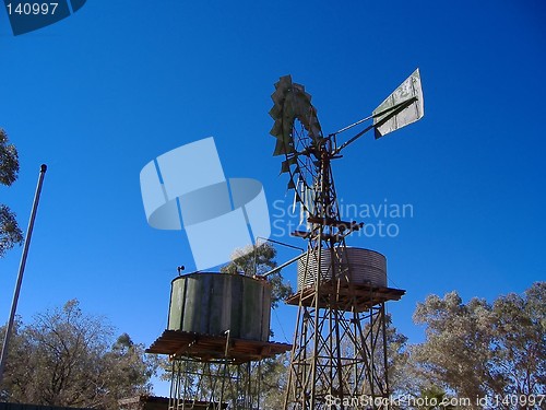 Image of australian wind wheel