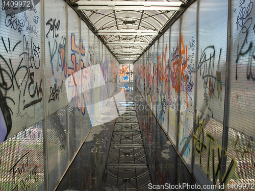 Image of Bridge with graffiti