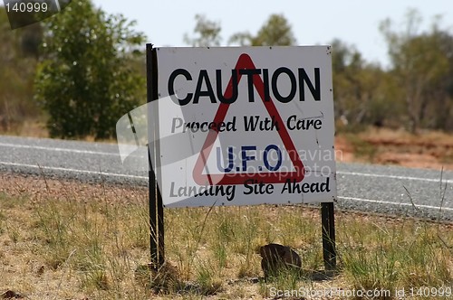 Image of UFO sign