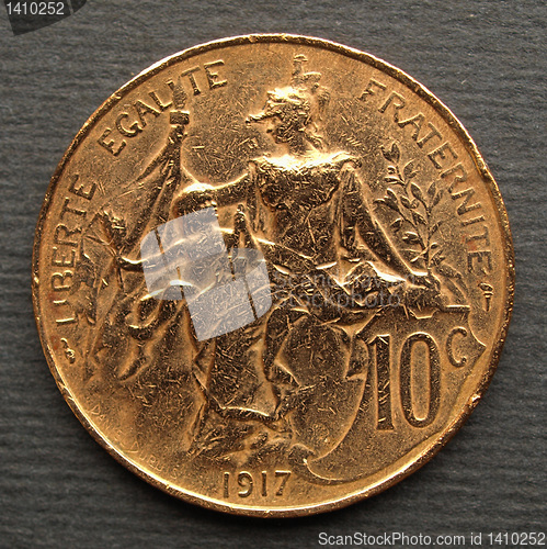 Image of French coin