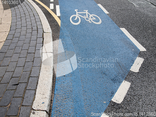 Image of Bike lane sign