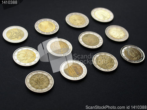 Image of Euro coins