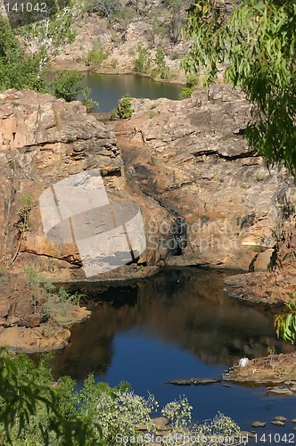 Image of pond at edith falls