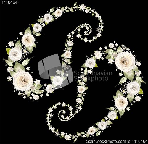 Image of Seamless background from a paisley ornament, fashionable modern wallpaper or textile.