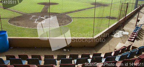 Image of baseball stadium Corn Island Nicaragua