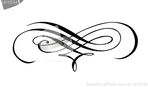 Image of vector ornament on white background
