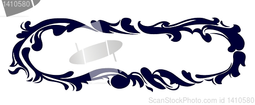 Image of vector ornament on white background