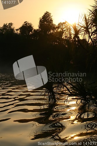 Image of sunrise at lake