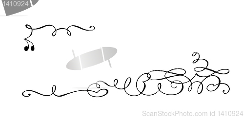 Image of vector ornament on white background
