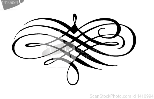 Image of vector ornament on white background