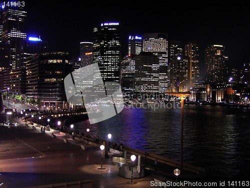 Image of sydney at night