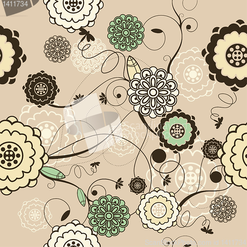 Image of vector seamless background