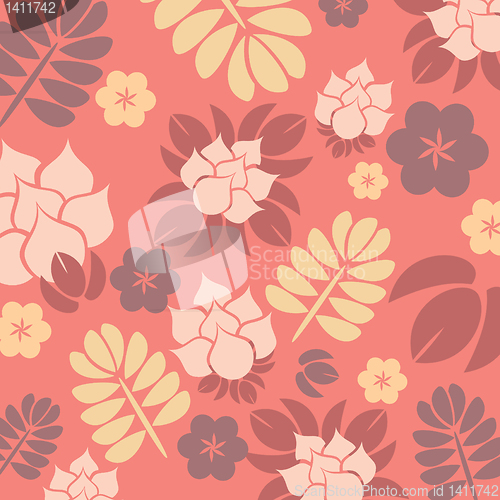 Image of abstract floral background
