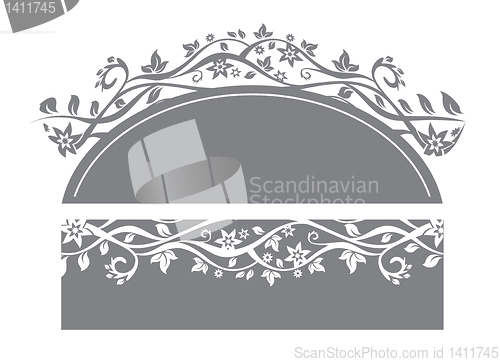 Image of floral frame