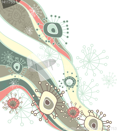 Image of abstract cute vector background