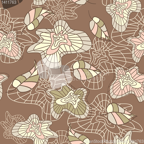 Image of seamless floral background