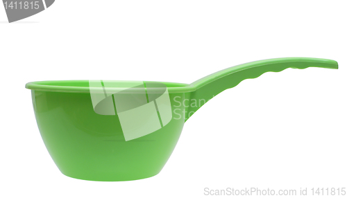 Image of Plastic ladle.