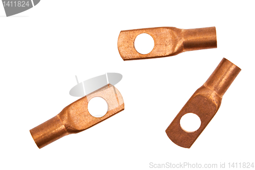 Image of Electric copper contacts.
