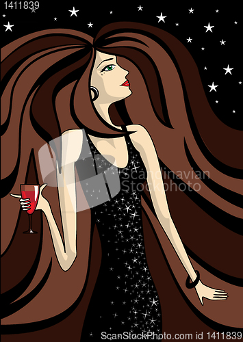 Image of beautiful woman