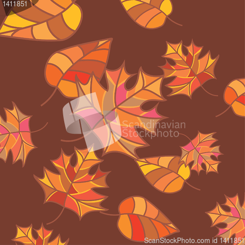 Image of abstract autumn background