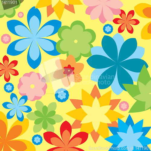 Image of abstract flower background