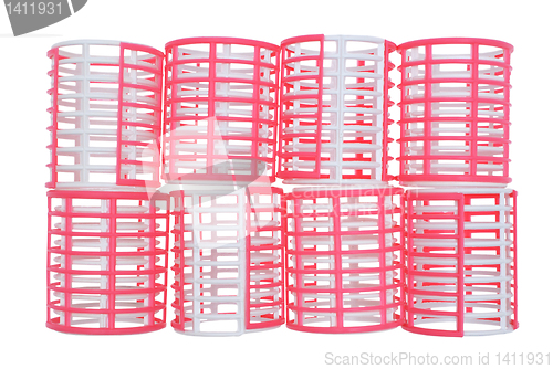 Image of Hair curlers.
