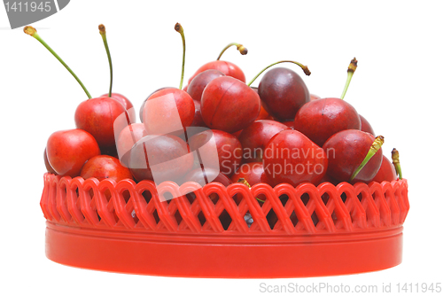 Image of Sweet cherry fruits.