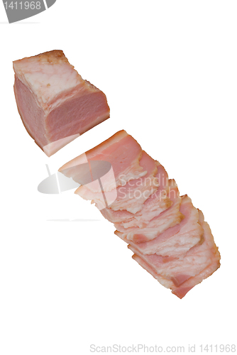 Image of Cut bacon.