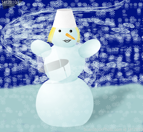 Image of Snow statue.
