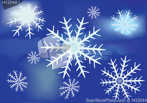 Image of Snowflakes.