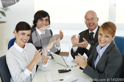 Image of business applaud