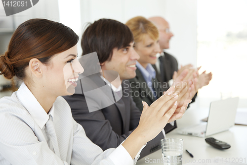 Image of business applaud