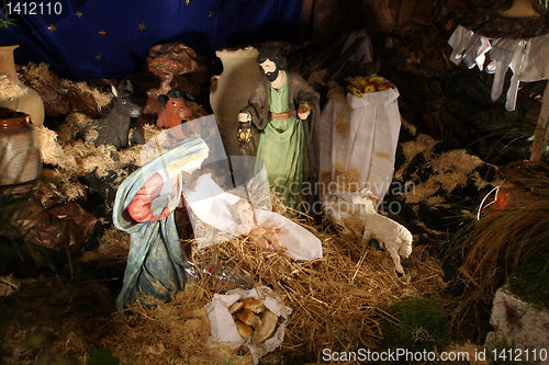 Image of Nativity scene, Cana-Church of the Miracle