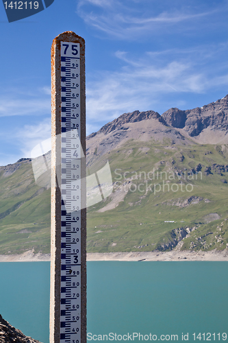 Image of Dam water level measurement