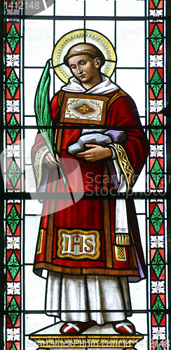 Image of Stained glass, Saint Stephen