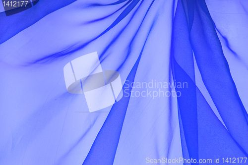 Image of organza  as abstract wave  background   