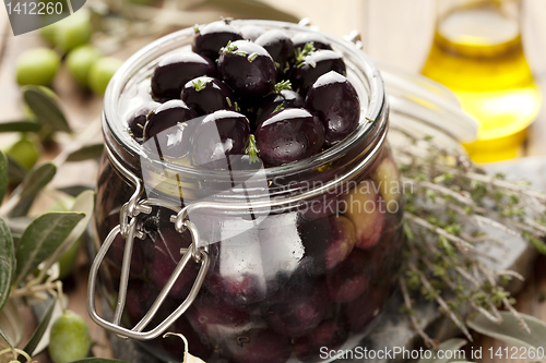 Image of pickling olives