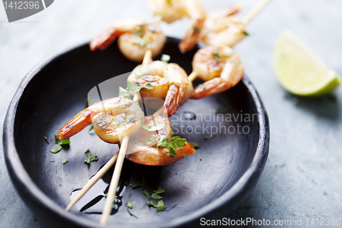 Image of grilled prawns