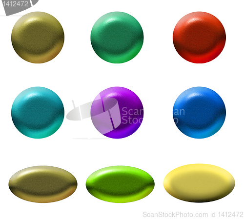 Image of Web buttons for design