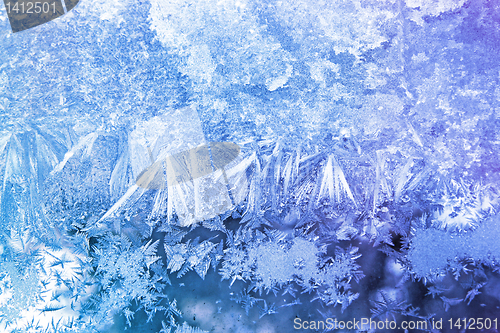 Image of Hoarfrost textured background