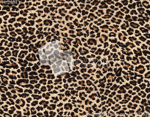 Image of leopard skin as background