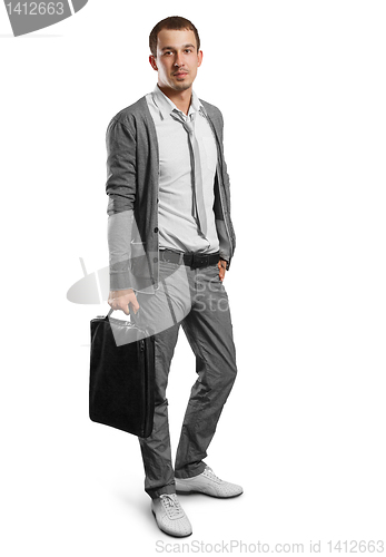 Image of businessman with bag