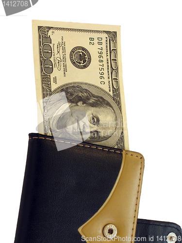 Image of money in a purse