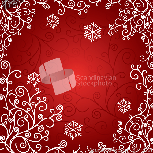 Image of artistic christmas card