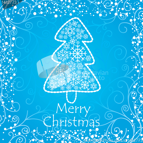 Image of artistic christmas card