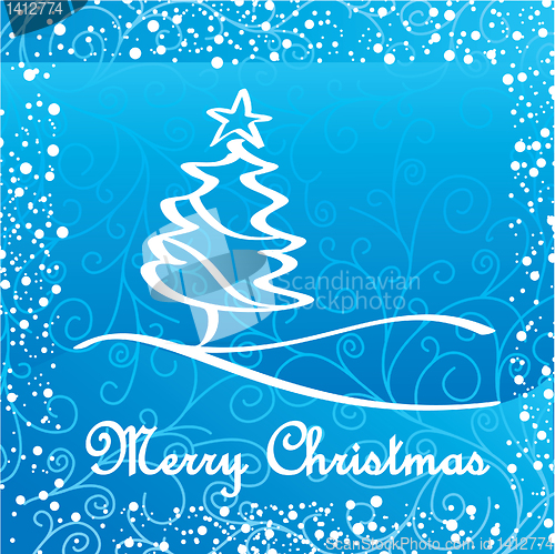 Image of artistic christmas card