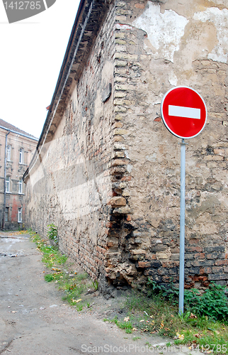 Image of Roadsign brick in Oldtown 