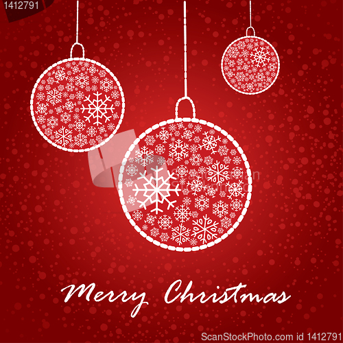 Image of artistic christmas card
