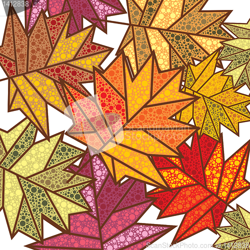 Image of abstract autumn background